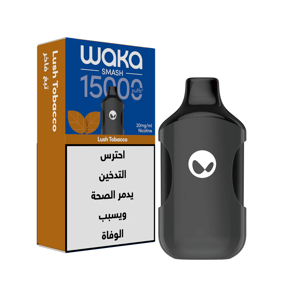 WAKA SMASH 15K PUFFS - LUSH TOBACCO