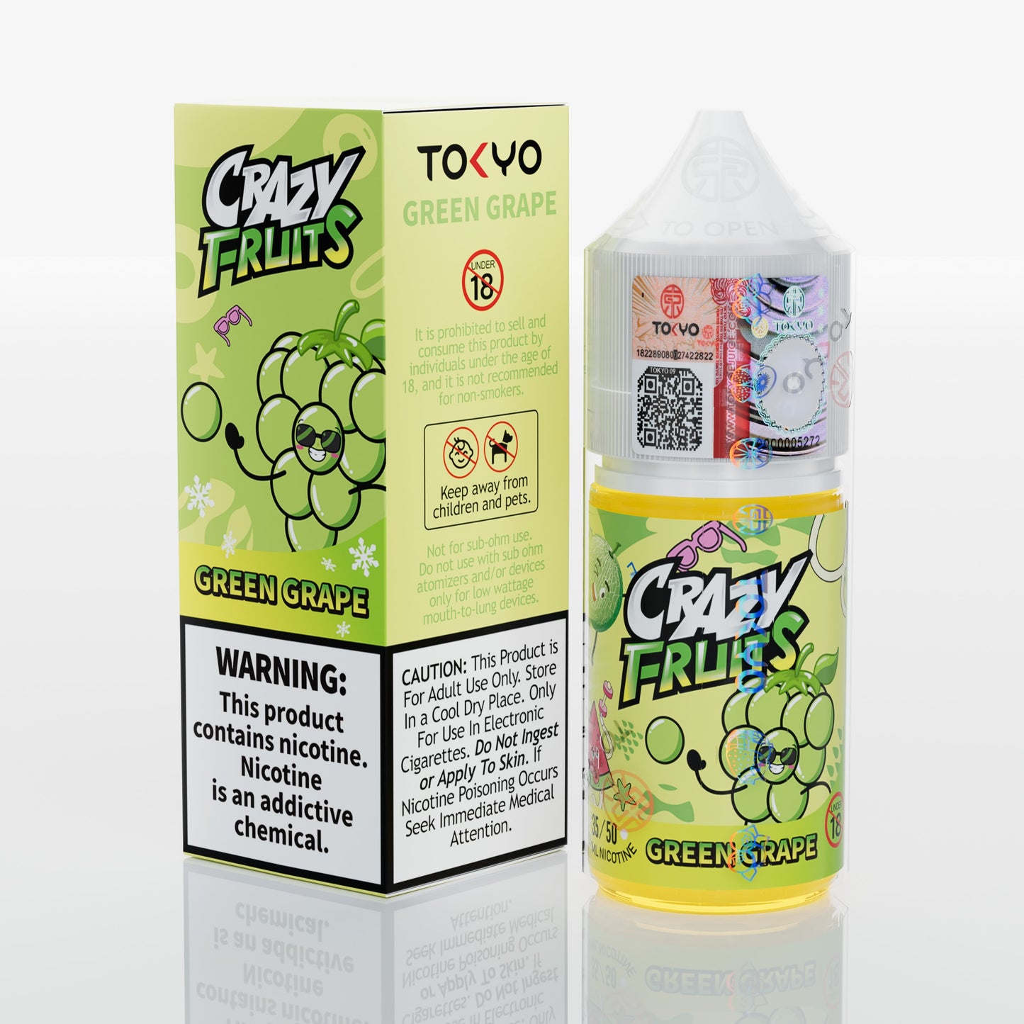 TOKYO Crazy Fruits Green Grape Salt 30ml