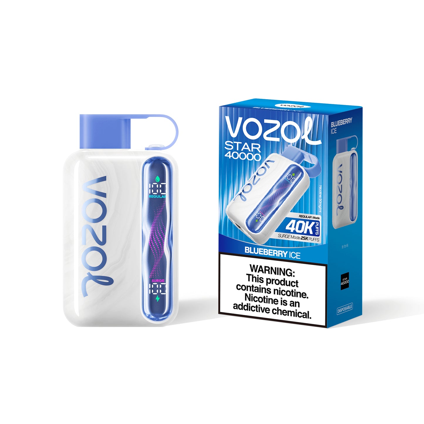 VOZOL Star 40K PUFFS - Blueberry Ice