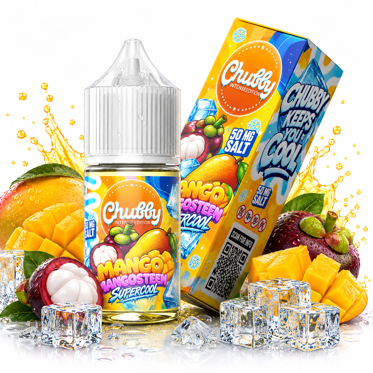 CHUBBY MANGO MANGOSTEEN SUPER COOL - 50MG SALT
