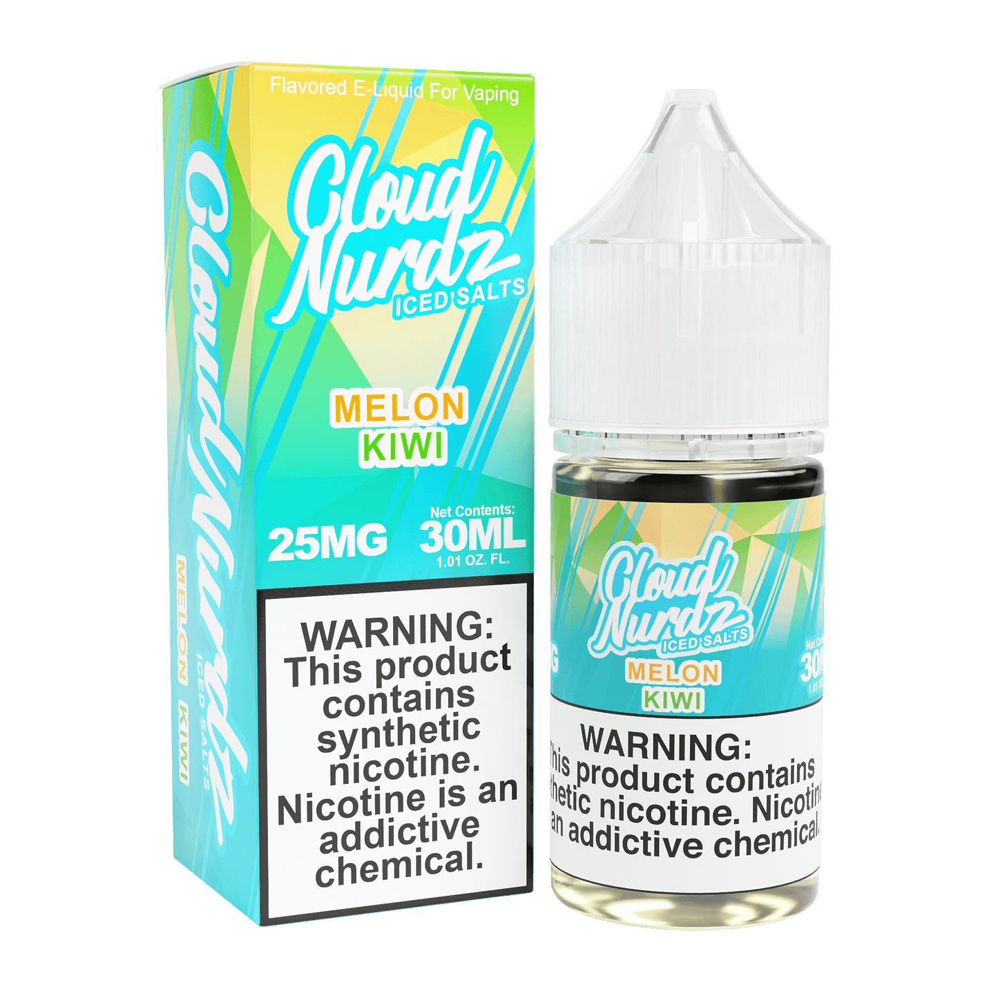 CLOUD NURDZ Iced Melon Kiwi Salt 30ml