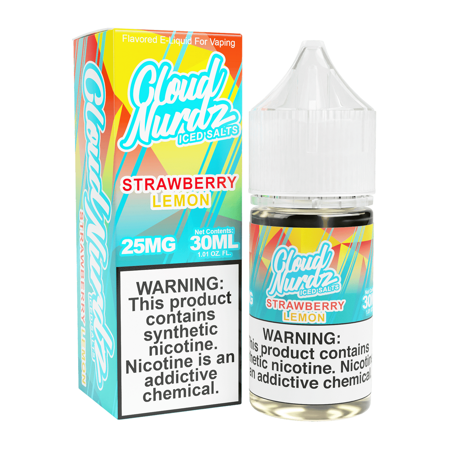 CLOUD NURDZ Iced Strawberry Lemon Salt 30ml