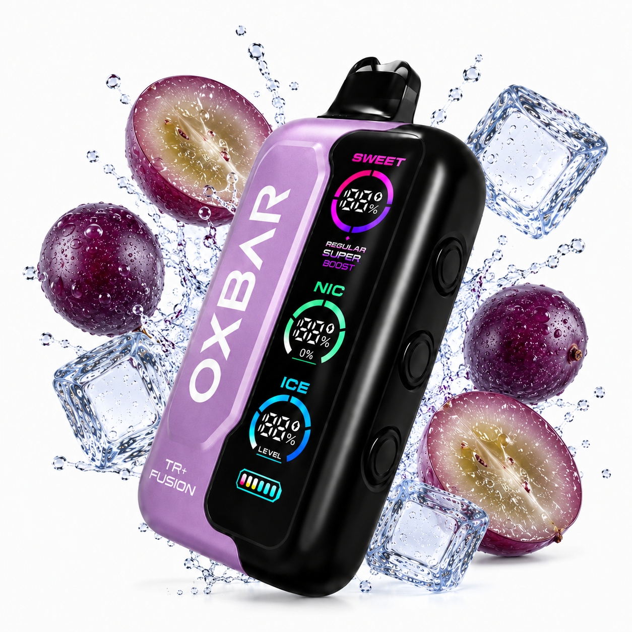 OXBAR TRI-FUSION 50K PUFFS CAIRO - GRAPE ICE