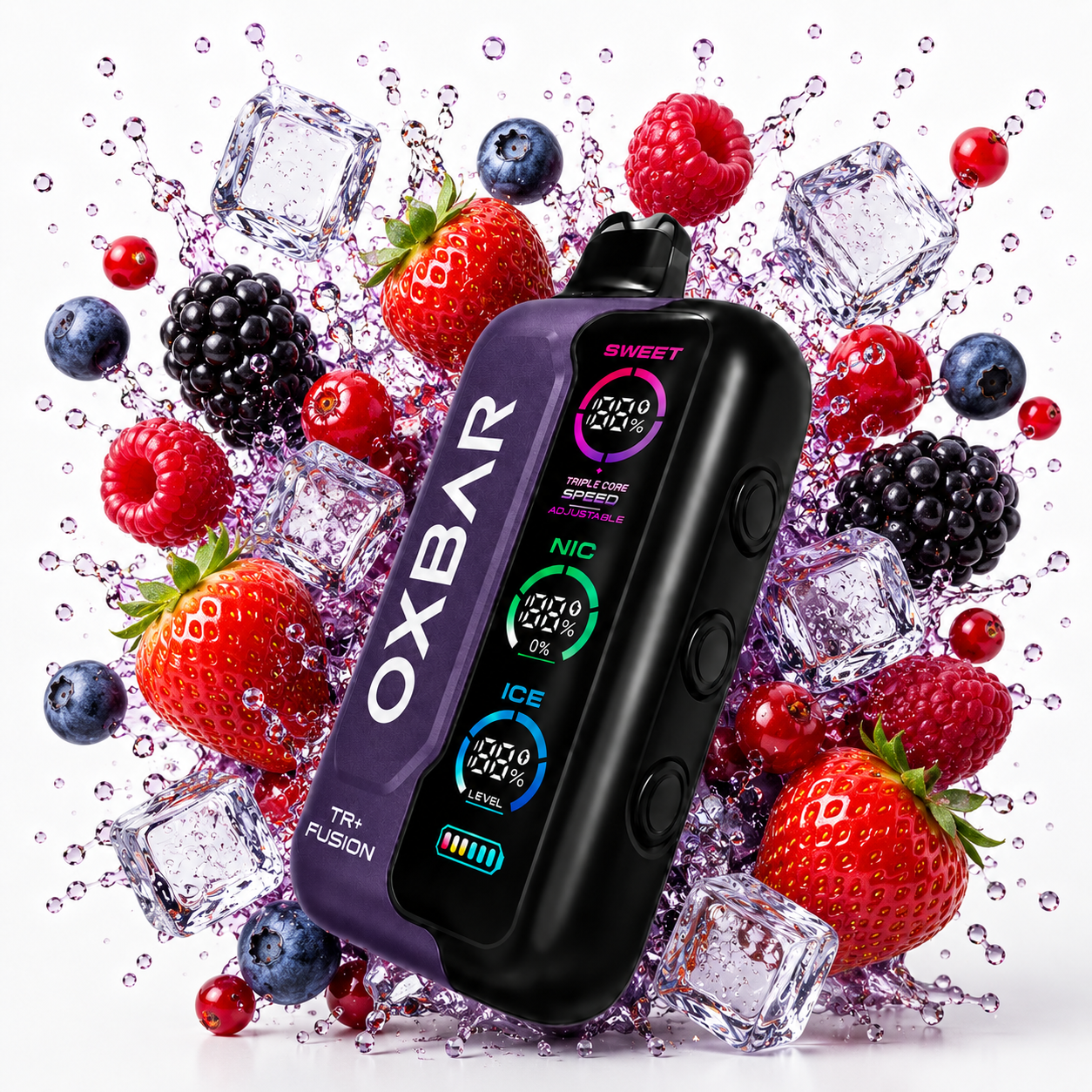 OXBAR TRI-FUSION 50K PUFFS CAIRO - MIX BERRIES