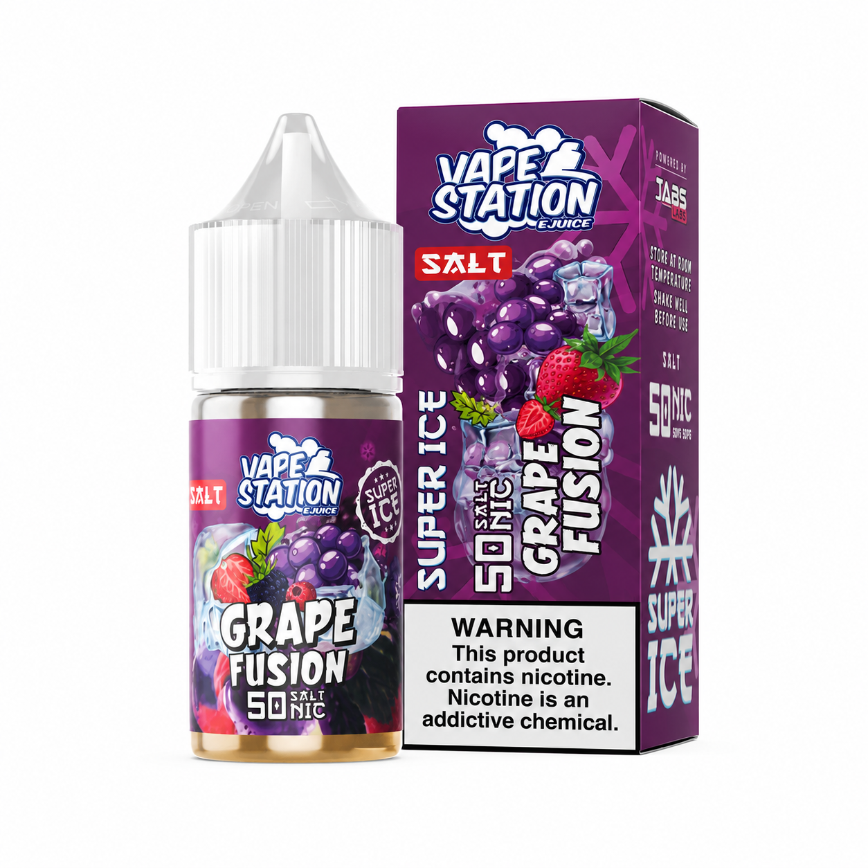 VAPE STATION GRAPE FUSION - SALT