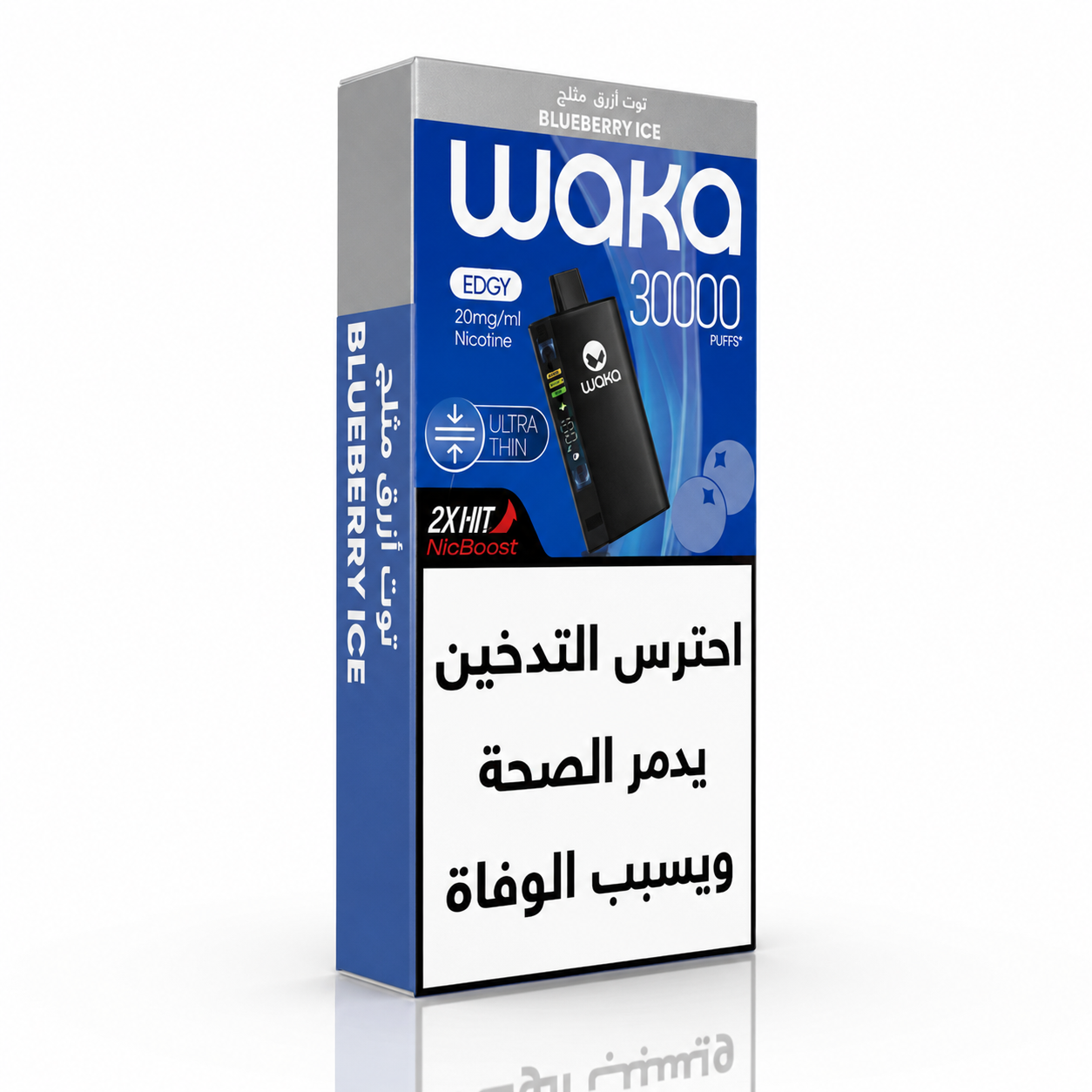 WAKA EDGY ULTRA THIN 30K PUFFS - Blueberry Ice