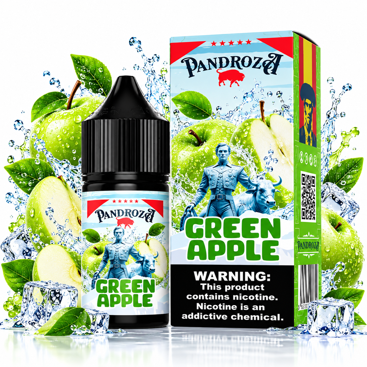 PANDROZA GREEN APPLE SUPER COOL - SALT