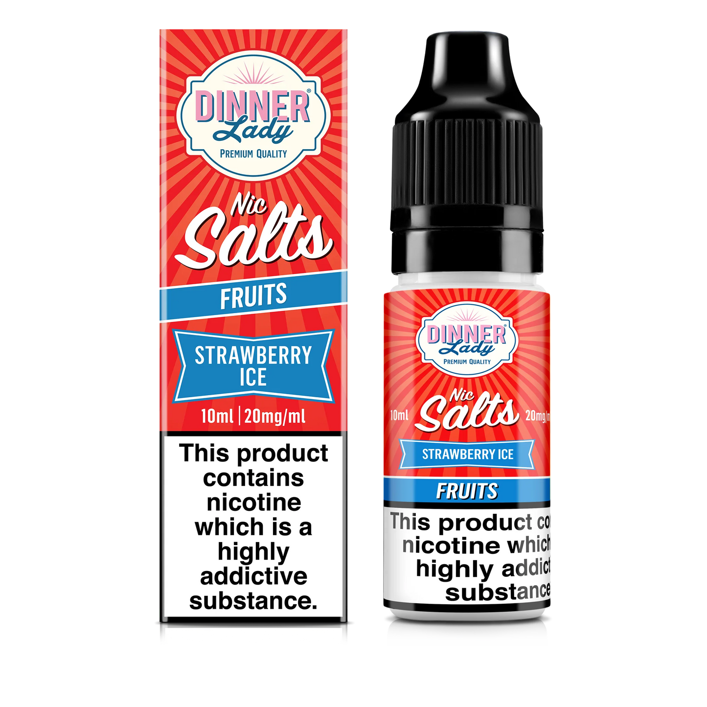 DINNER LADY Strawberry Ice Salt 10ml