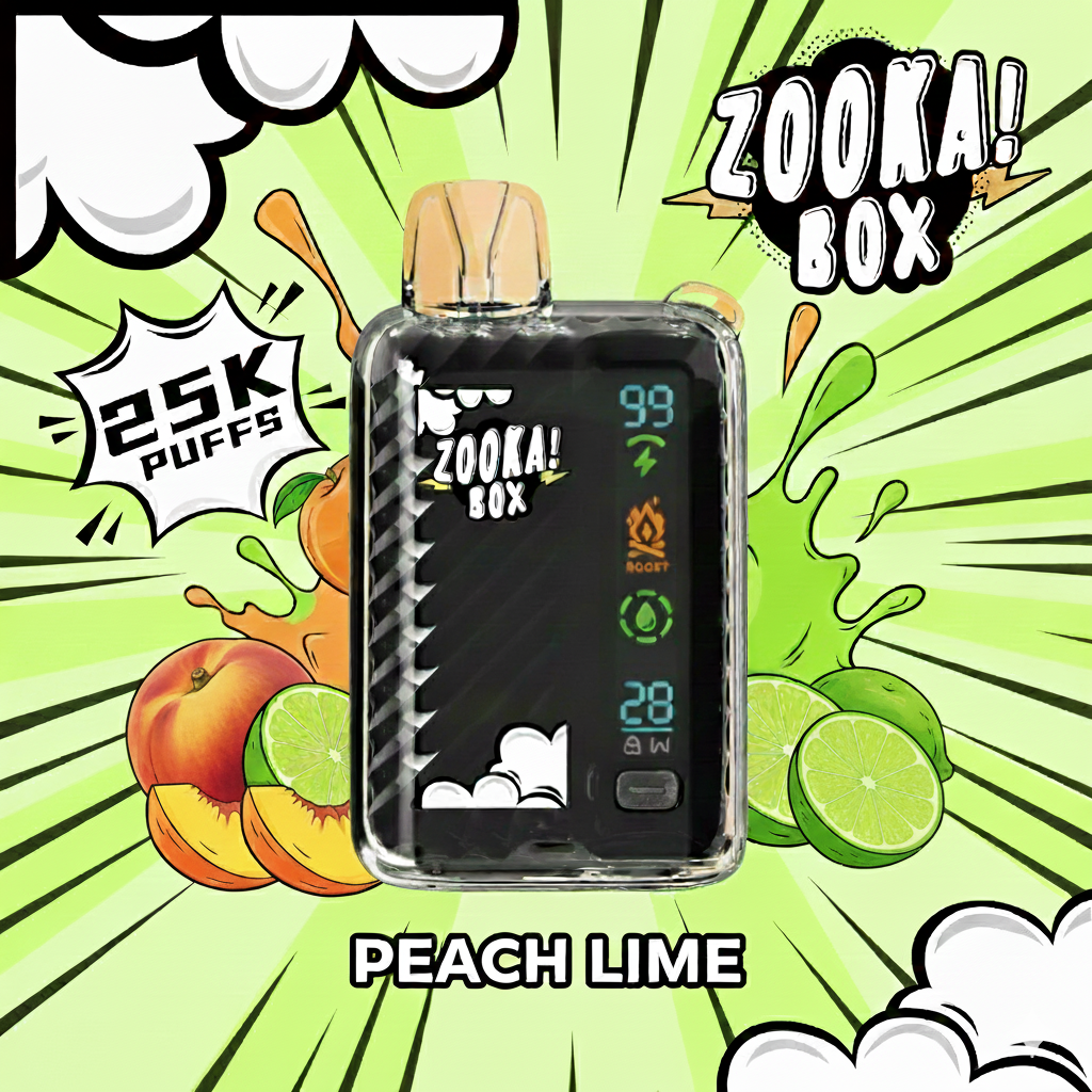 BAZOOKA Zooka Box 25K Puffs - Peach Lime
