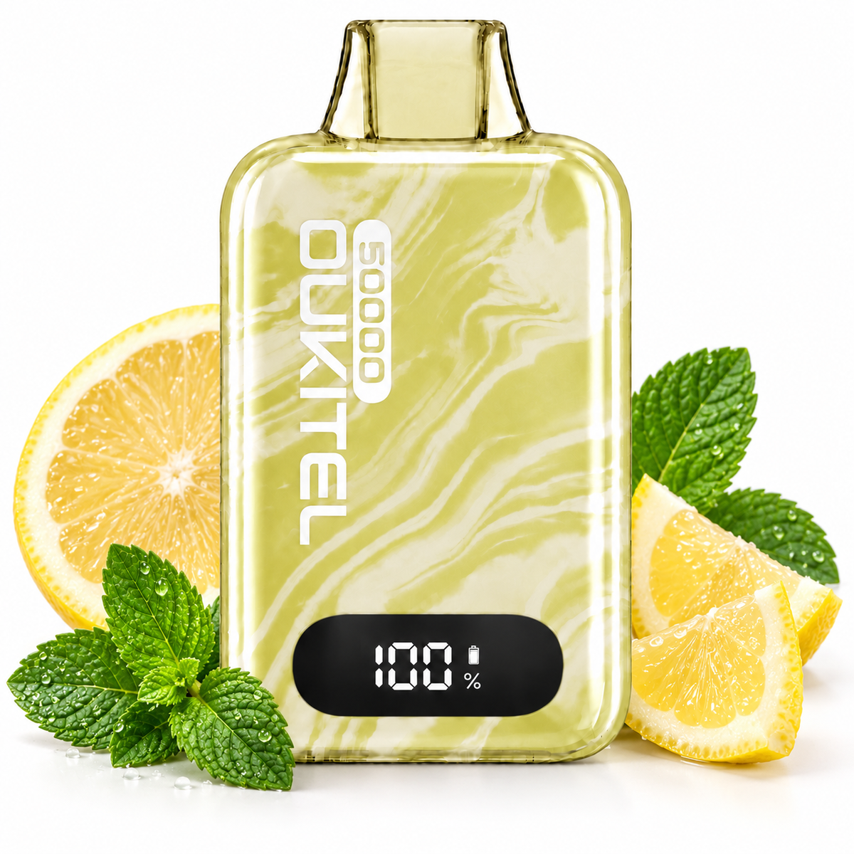 OUKITEL NOVA 50000 PUFFS MTL - LEMON MINT