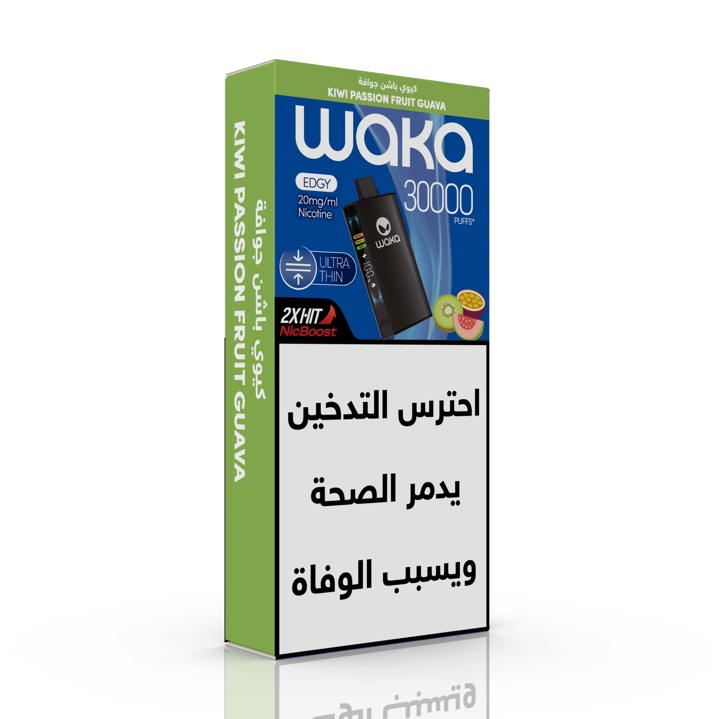 WAKA EDGY ULTRA THIN 30K PUFFS - Kiwi Passion Fruit Guava