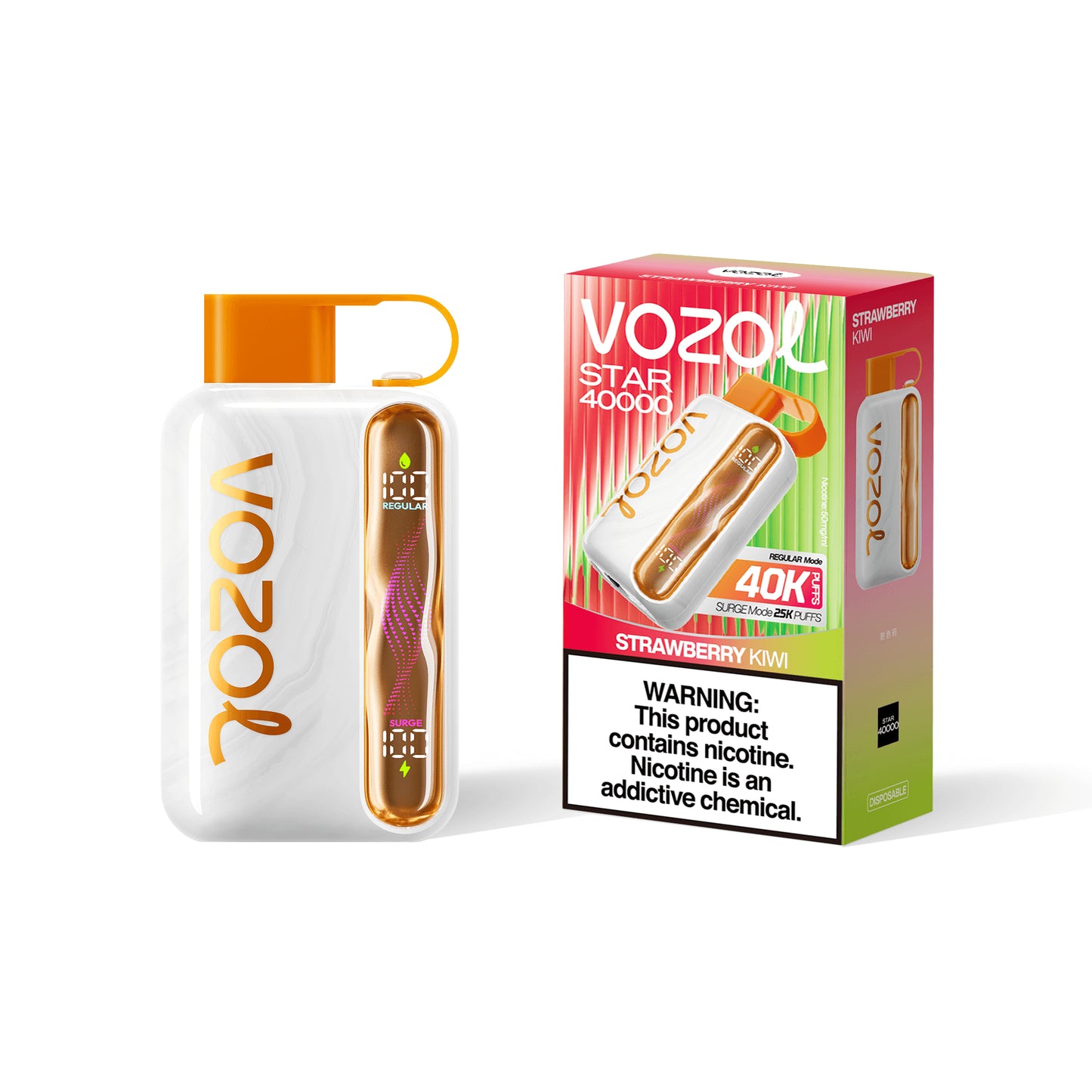 VOZOL Star 40K PUFFS - Strawberry Kiwi