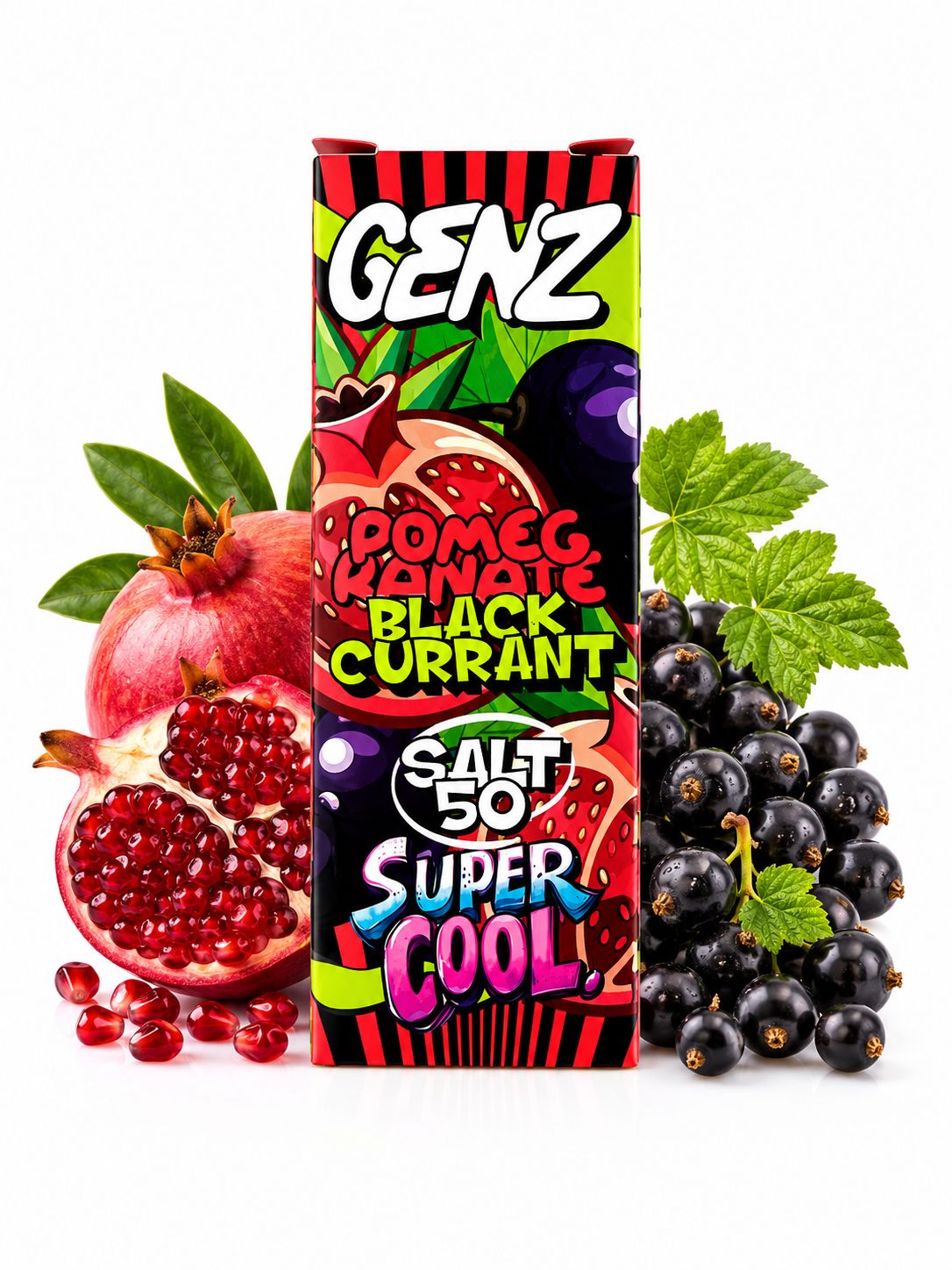 GENZ POMEGRANATE BLACKCURRANT 30ML - 50 SALT