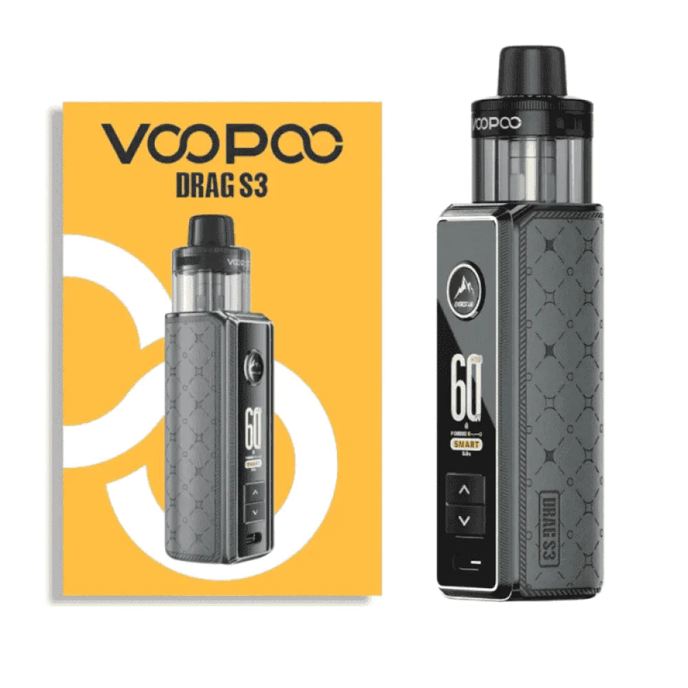 VOOPOO DRAG S3 Pod Mod System in white, part of the Drag Series, showing its compact pod kit design and sleek finish.