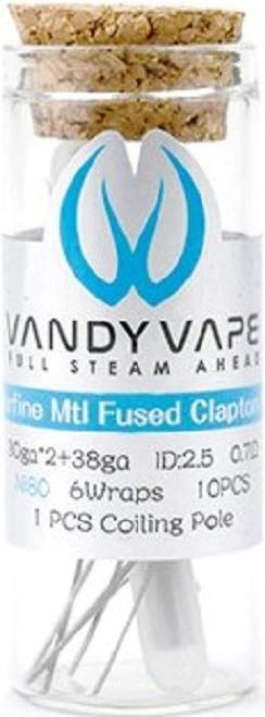 Vandy Vape coil Superfine MTL Fused Clapton Ni80 (Pack of 10)