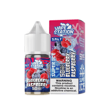 VAPE STATION BLUEBERRY RASPBERRY - Salt