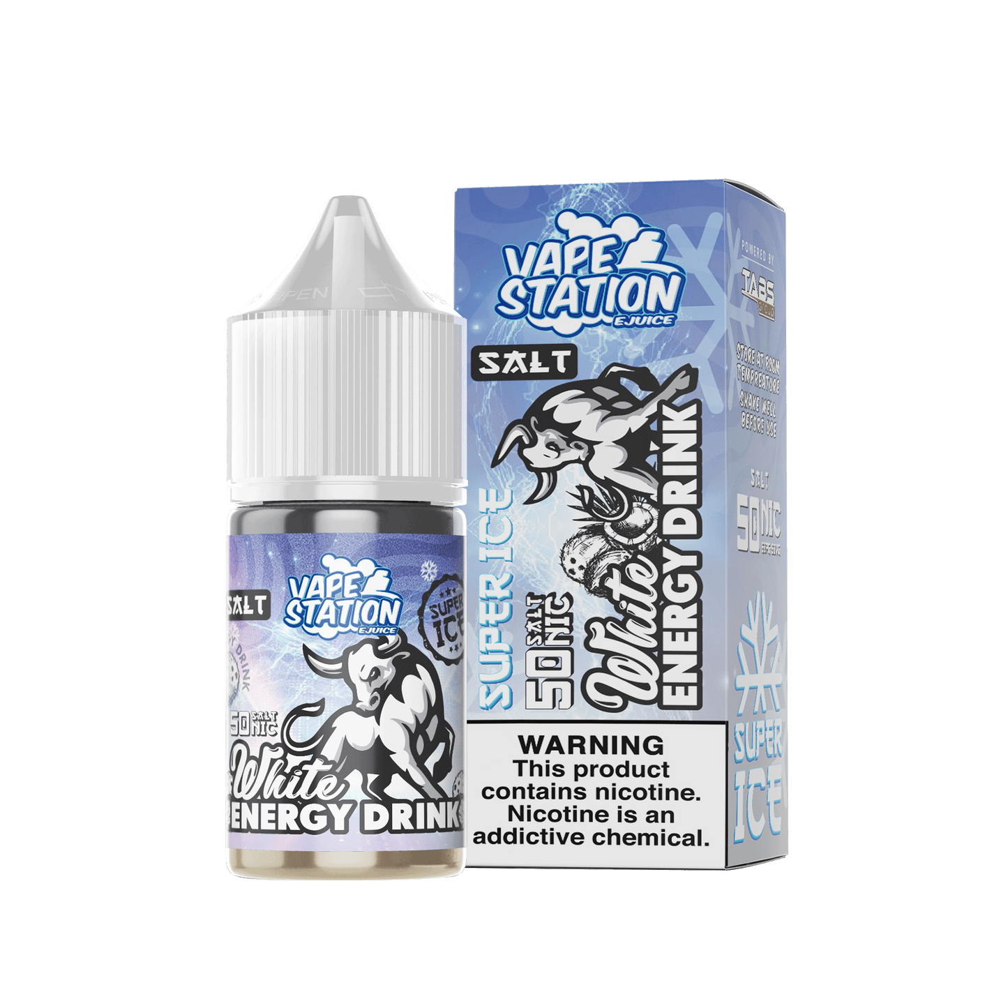 VAPE STATION WHITE ENERGY DRINK - Salt