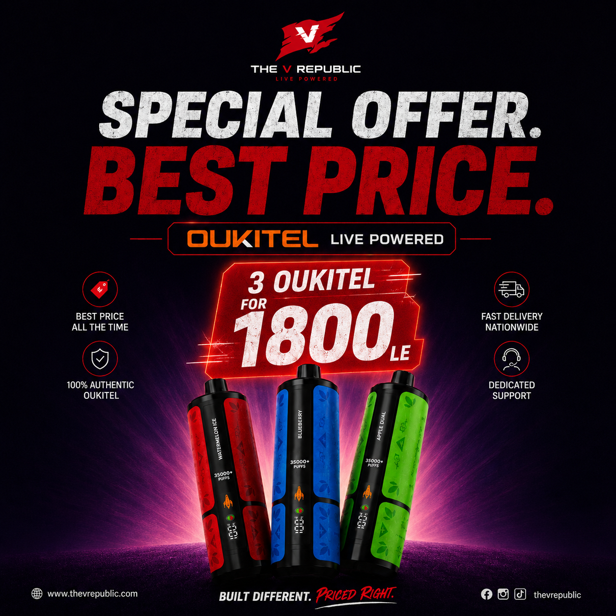 OUKITEL MATE 35K PUFFS OFFER