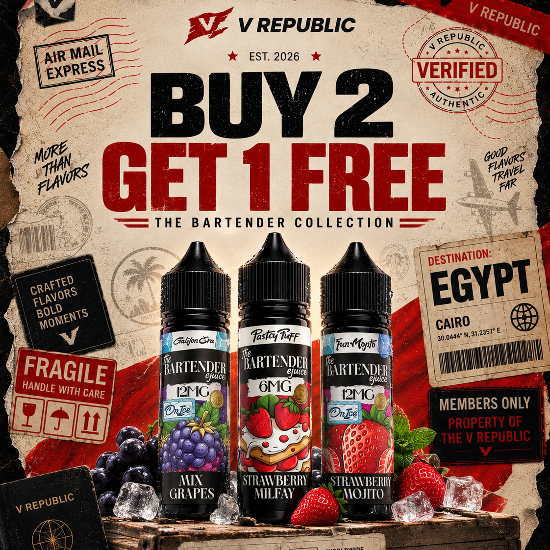 THE BARTENDER MTL OFFER (Buy 2, Get 1 Free) LE 400