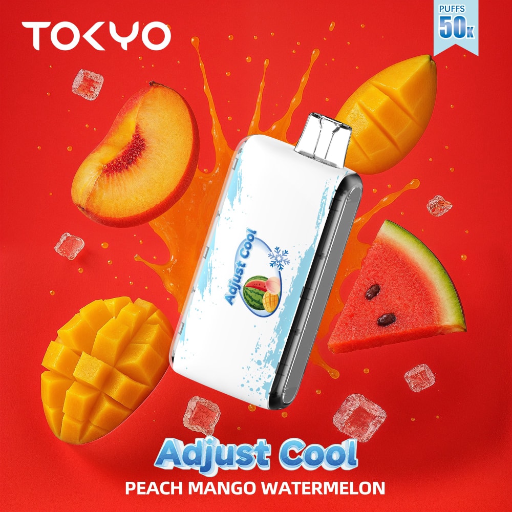 TOKYO Adjust Cool 50K Puffs - Peach Mango Watermelon