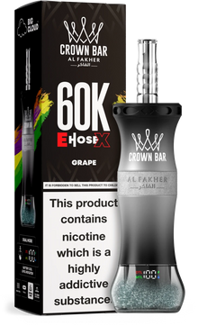 AL FAKHER CROWN BAR E HOSE X 60K PUFFS - Grape