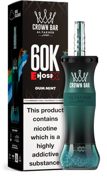 AL FAKHER CROWN BAR E HOSE X 60K PUFFS - Gum Mint