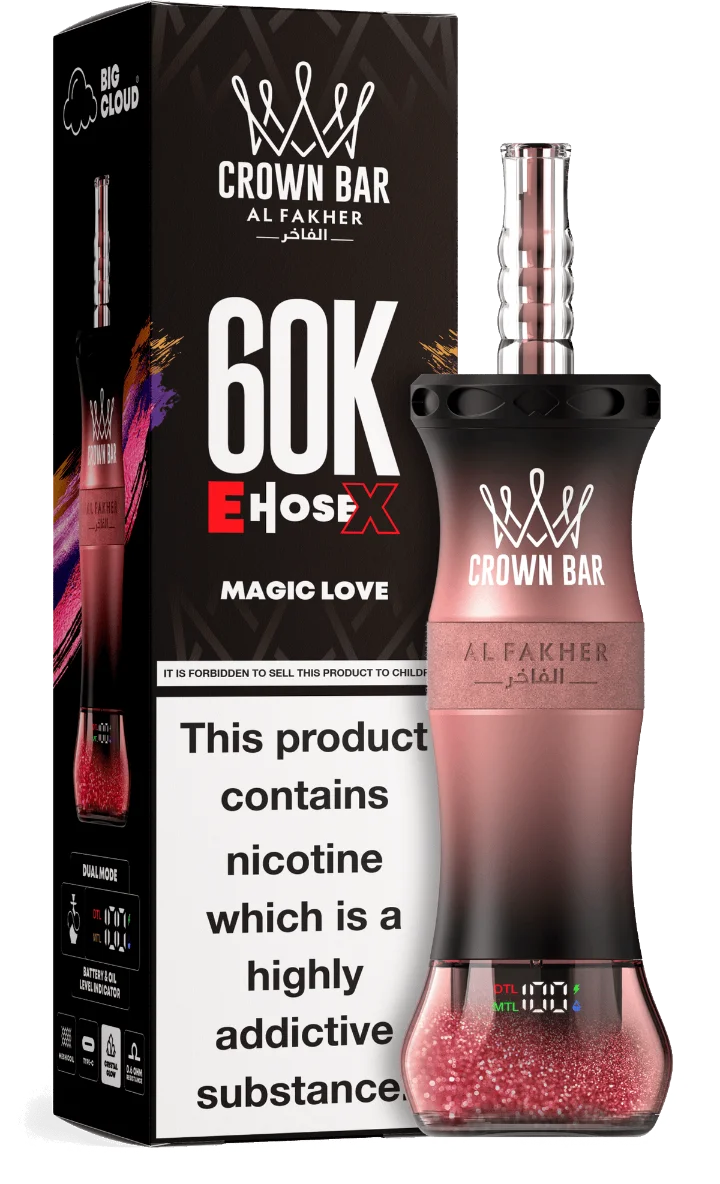 AL FAKHER CROWN BAR CLOUD X 60K PUFFS - MAGIC LOVE