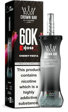 AL FAKHER CROWN BAR E HOSE X 60K PUFFS - CHERRY FIESTA