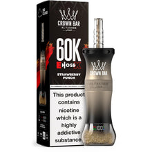 AL FAKHER CROWN BAR E HOSE X 60K PUFFS - Strawberry Punch