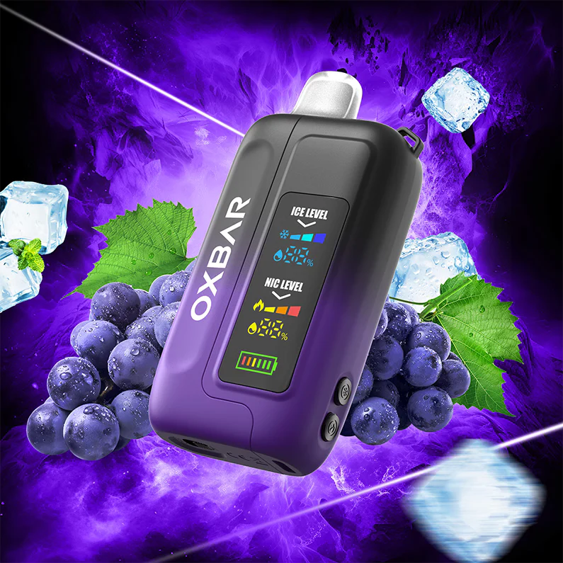 OXBAR Ice-Nic Control 35K Puffs- Black Grape Ice