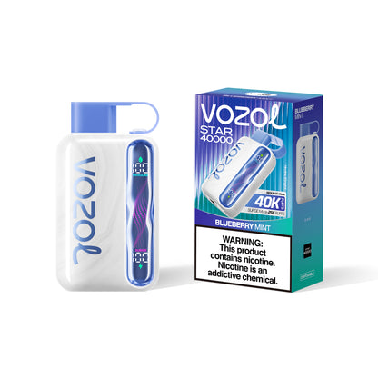 VOZOL Star 40K PUFFS - Blueberry Mint