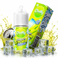 Chubby Energy Storm Super Cool salt nicotine e-liquid 30ml bottle with bold cooling and energizing flavor.