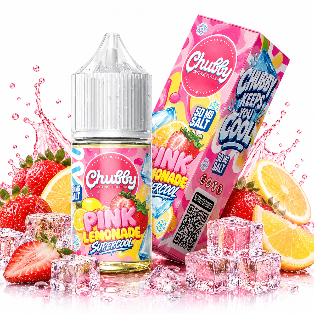 CHUBBY PINK LEMONADE SUPER COOL - 50MG SALT