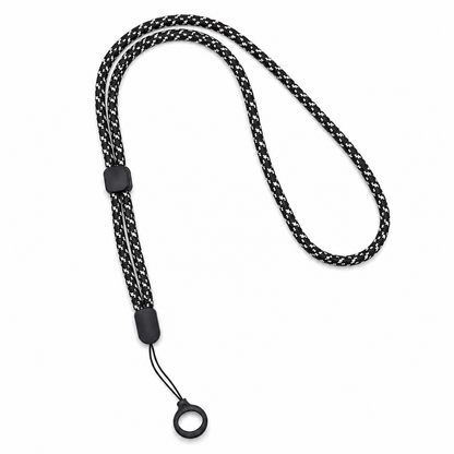 VAPE LANYARD ADJUSTABLE NECK STRAP WITH RUBBER RING