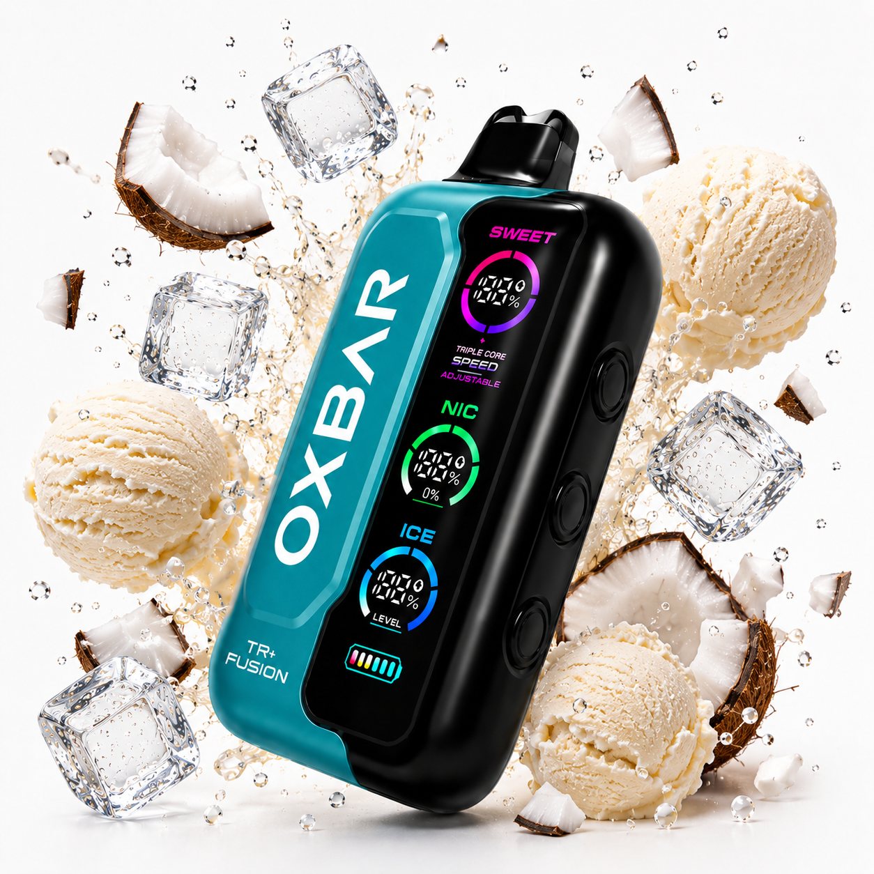OXBAR TRI-FUSION 50K PUFFS CAIRO - COCONUT ICE CREAM
