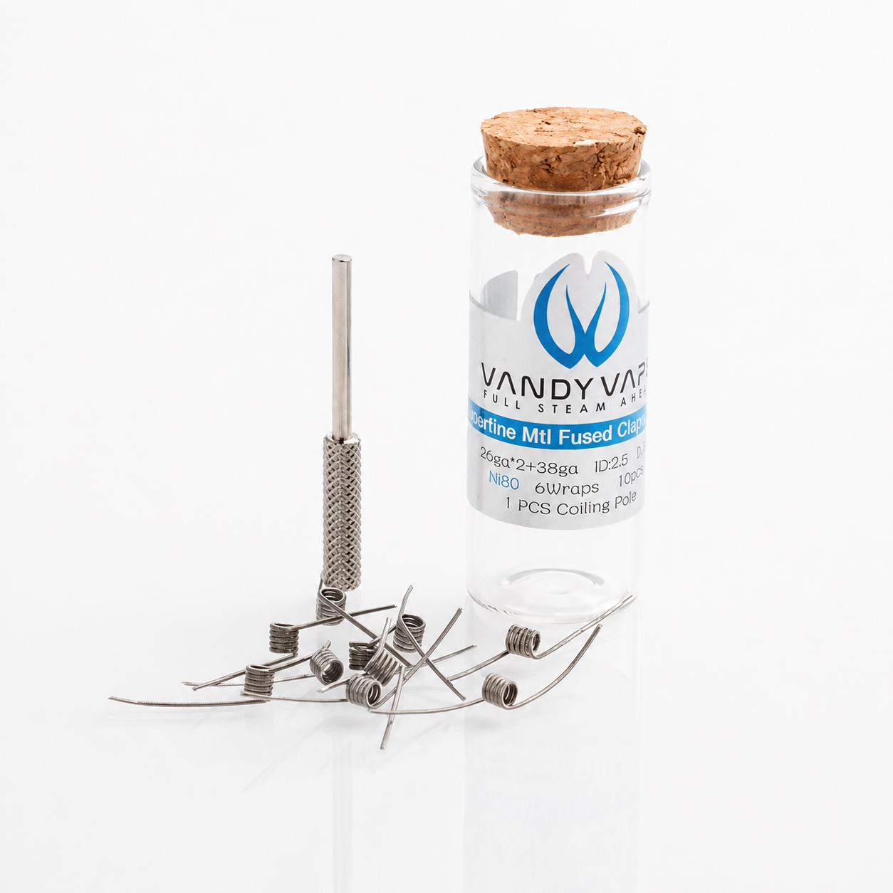 Vandy Vape coil Superfine MTL Fused Clapton Ni80 (Pack of 10)