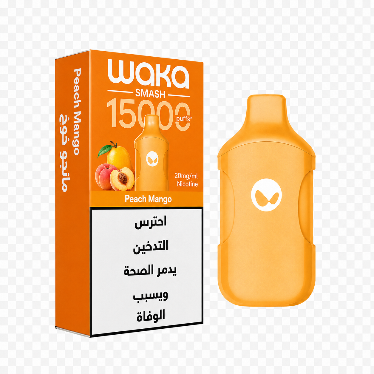 WAKA SMASH 15K PUFFS - PEACH MANGO