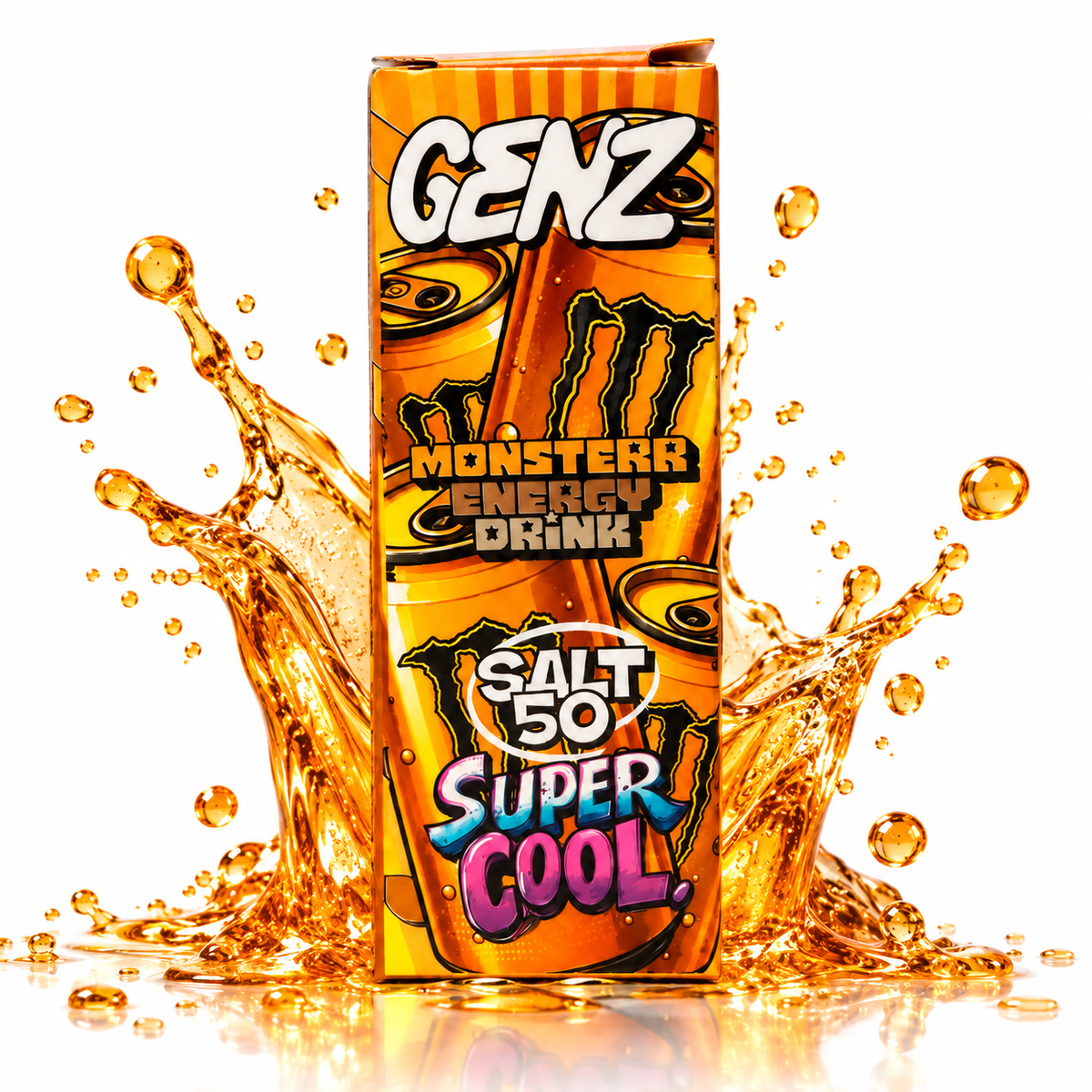 GENZ MONSTER ENERGY DRINK SUPER COOL - 50 SALT