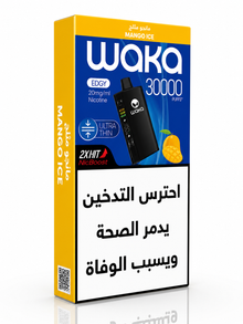 WAKA EDGY ULTRA THIN 30K PUFFS - Mango Ice
