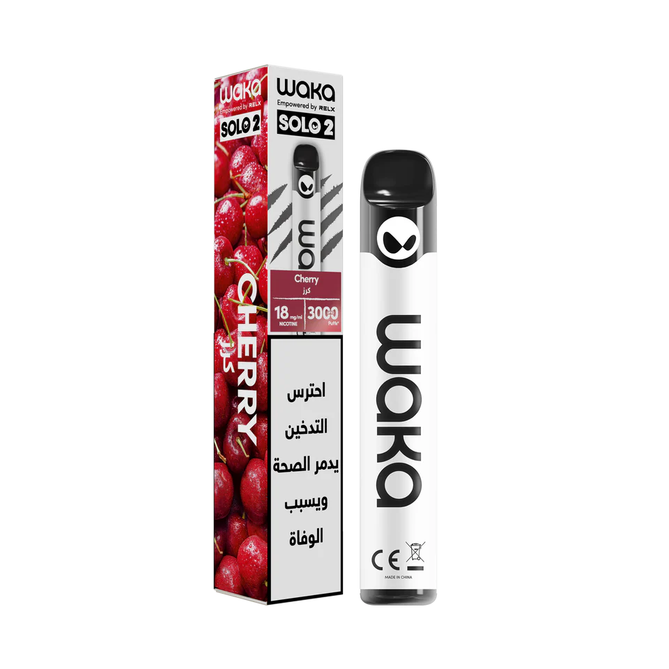 WAKA SOLO 2 3K PUFFS - CHERRY