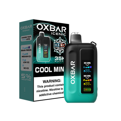 OXBAR Ice-Nic Control 35K Puffs- Cool Mint