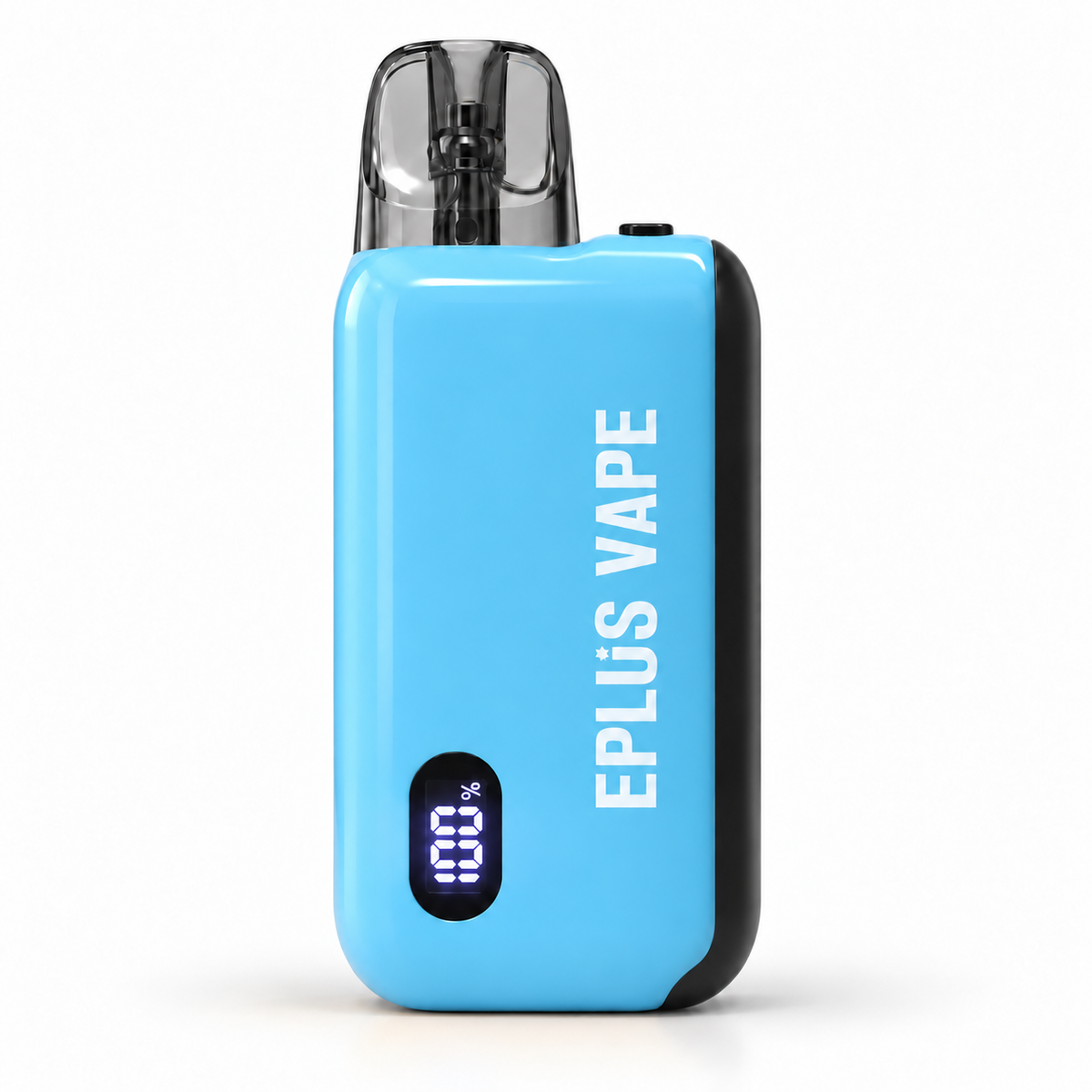 EPLUS VAPE RILO C Pod Kit with sleek design, compact size, and integrated mouthpiece for easy vaping use.