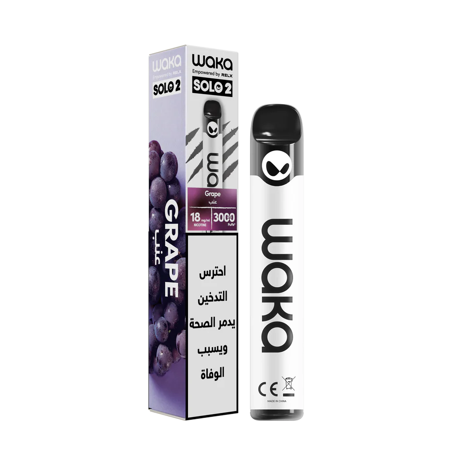 WAKA SOLO 2 3K PUFFS - GRAPE