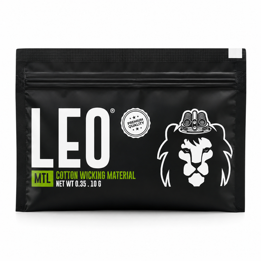 LEO Cotton Wicking Material 10g from Leo Coils and Cotton, soft white cotton thread for crafts and jewelry making.