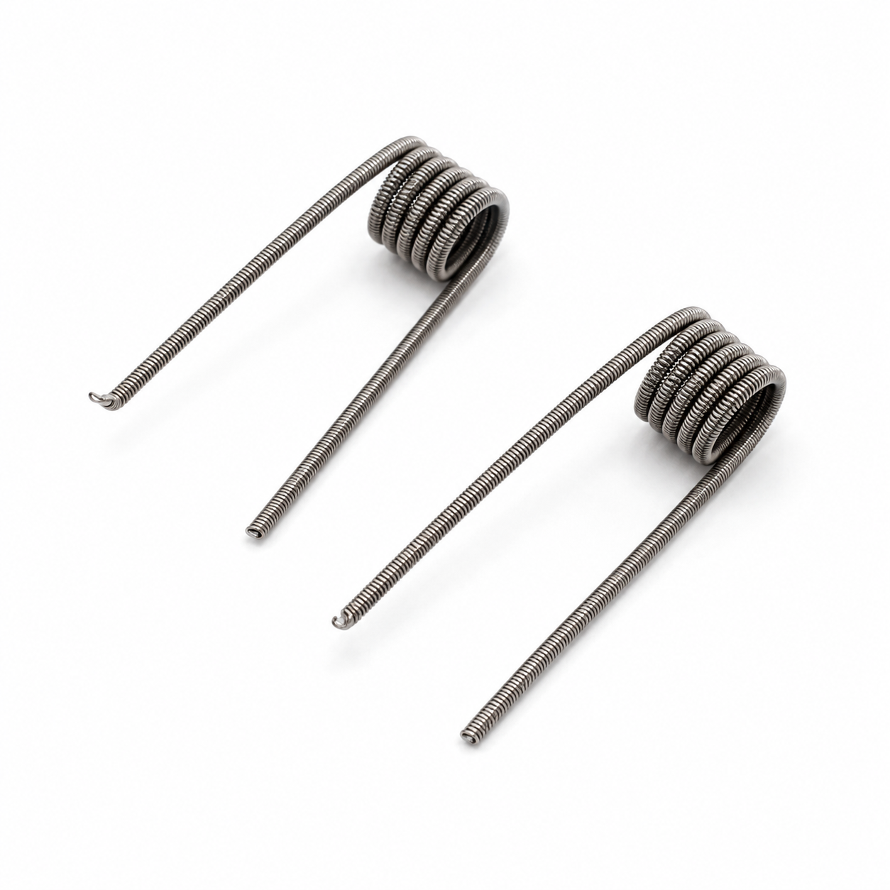 Leo Clapton MTL Coil 0.85Ω from Leo Coils and Cotton, pack of 2, showing textured coil design for vaping devices.