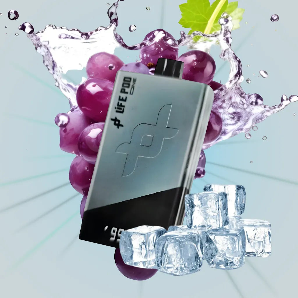 LIFE POD ONE 40K Puffs - Grape Ice