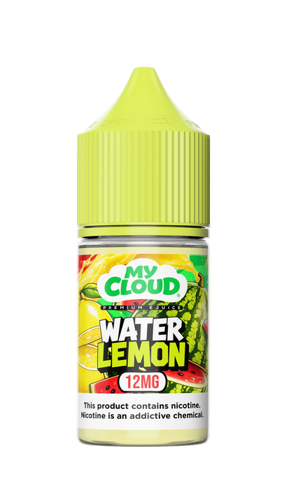 MY CLOUD Water Lemon Ice e-liquid bottle with lemon and ice imagery, 30ml size, featuring a refreshing citrus flavor.