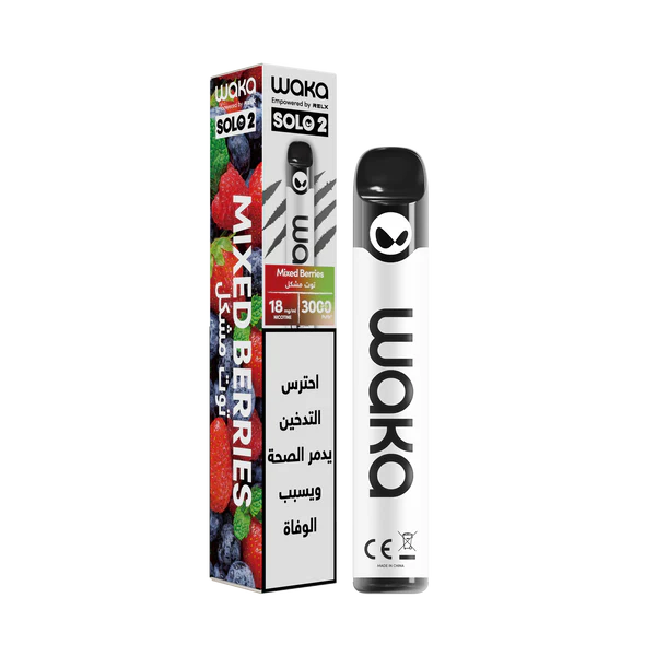 WAKA SOLO 2 3K PUFFS - MIXED BERRIES