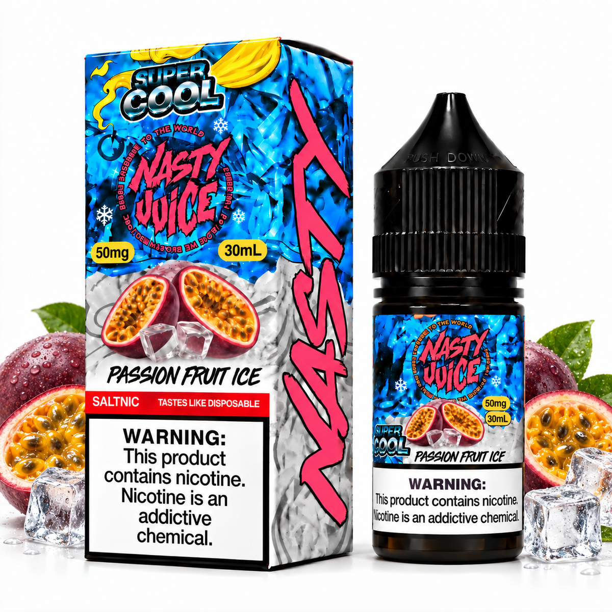 NASTY JUICE SUPER COOL PASSION FRUIT ICE - Salt