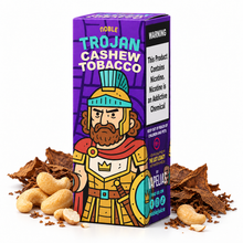 Noble Trojan Cashew Tobacco Salt E-Liquid in 30ml bottle, featuring a rich blend of cashew and tobacco flavors.